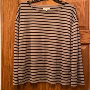 Long sleeve striped women’s shirt